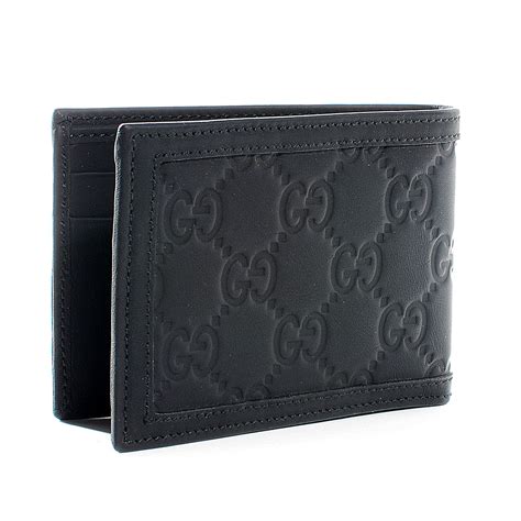 gucci men's mini guccissima orange wallet|gucci bifold wallet microguccissima.